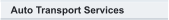 Auto Transport Services